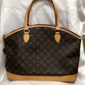 Louis Vuitton monogram mm, horizontal Lockit Tote